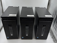 6x hp prodesk desktops - 1x werkend win 11 + 5x voor opbouw, zwart, 2015-2019 - afbeelding 4 van  13
