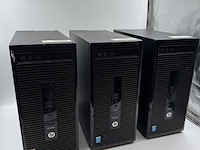 6x hp prodesk desktops - 1x werkend win 11 + 5x voor opbouw, zwart, 2015-2019 - afbeelding 11 van  13