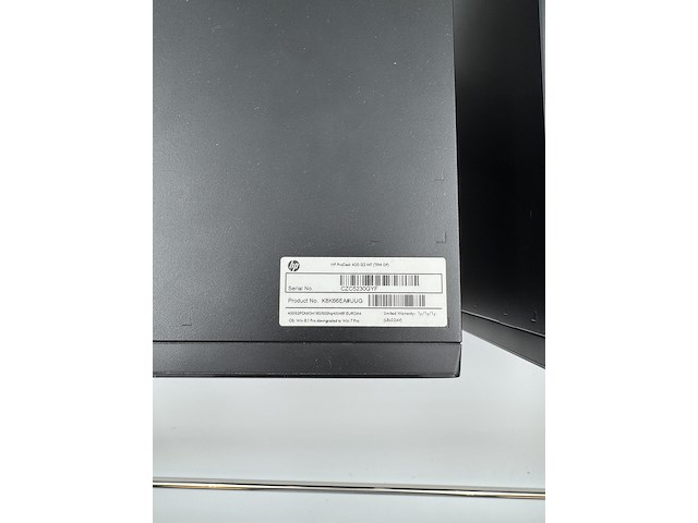 6x hp prodesk desktops - 1x werkend win 11 + 5x voor opbouw, zwart, 2015-2019 - afbeelding 5 van  13