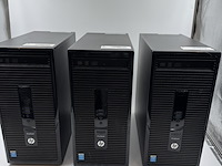 6x hp prodesk desktops - 1x werkend win 11 + 5x voor opbouw, zwart, 2015-2019 - afbeelding 11 van  13