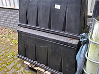 6x ibc container deels met inhoud - afbeelding 4 van  12