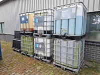 6x ibc container deels met inhoud - afbeelding 1 van  12