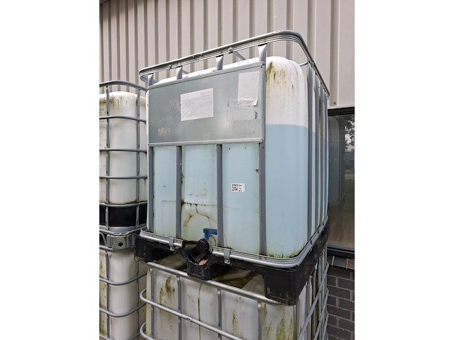 6x ibc container deels met inhoud - afbeelding 5 van  12