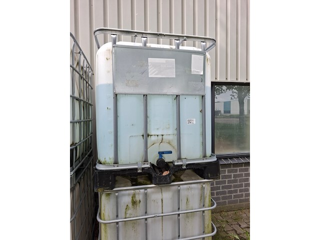 6x ibc container deels met inhoud - afbeelding 7 van  12