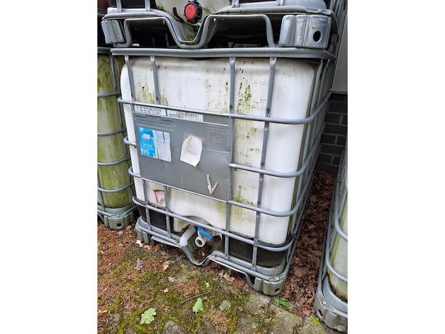 6x ibc container deels met inhoud - afbeelding 9 van  12