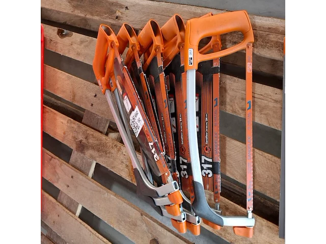 6x ijzerzaag met 6x extra blad bahco, 317 - afbeelding 2 van  4