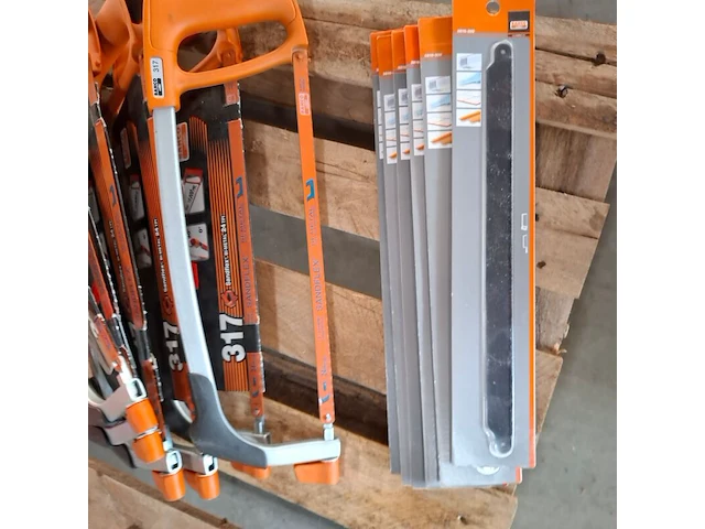 6x ijzerzaag met 6x extra blad bahco, 317 - afbeelding 4 van  4