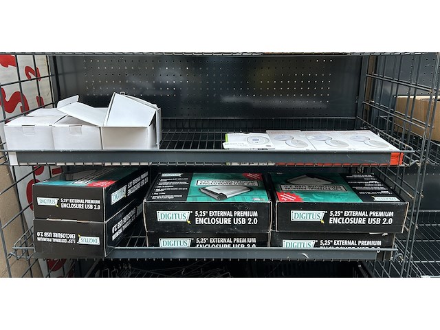 6x inbouwspot, rook/monoxidemelder, harde schijf w.o. nedis, digitus - afbeelding 1 van  6