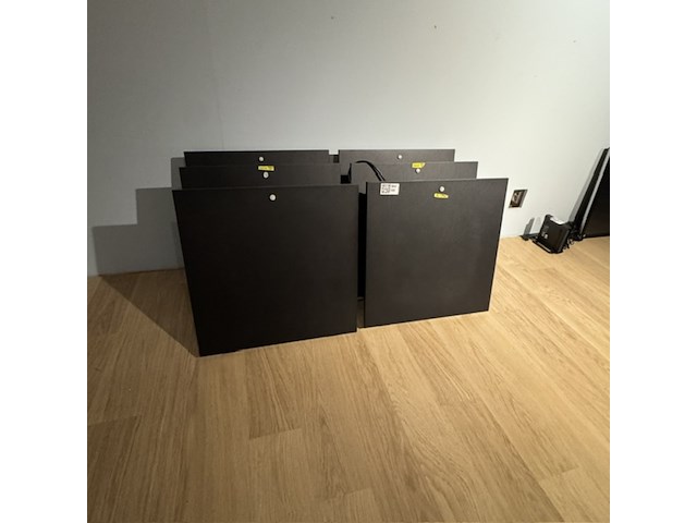 6x infraroodpaneel heatfun, infrapanel basic, zwart - afbeelding 1 van  2