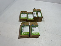 6x inktcartridge, recycleclub, hp 300 xl, zwart, 21ml - afbeelding 1 van  3