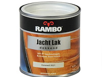 6x jachtlak dekkend hoogglans rambo, zuiverwit, 250 ml - afbeelding 2 van  2