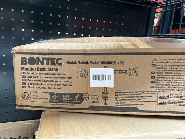 6x kantoor accessoires w.o. monitor bureau standaard, w.o. bontec, vadania - afbeelding 4 van  6