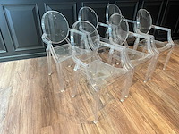 6x kartell louis ghost - design stoel - binnen/buiten - afbeelding 2 van  11