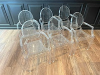 6x kartell louis ghost - design stoel - binnen/buiten - afbeelding 3 van  11