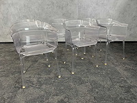 6x kartell papyrus - transparante design fauteuil - afbeelding 1 van  10