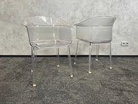 6x kartell papyrus - transparante design fauteuil - afbeelding 4 van  10