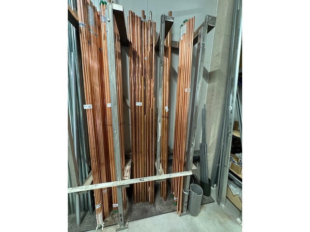 6x koperen buis - afbeelding 1 van  2