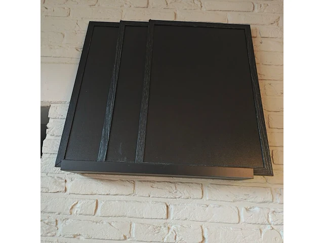 6x krijtbord, hout - afbeelding 1 van  3