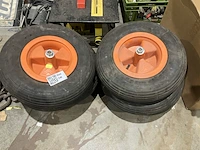 6x kruiwagenwielen