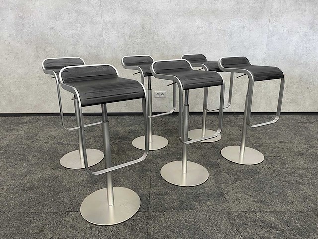 6x la palma - design barkruk - zithoogte instelbaar - afbeelding 1 van  7