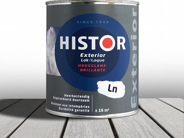 6x lak hoogglans 500 ml histor, exterior, zx - afbeelding 1 van  2