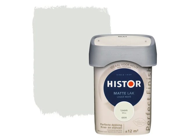 6x lak mat histor, perfect finish, loom, 750 ml - afbeelding 1 van  2