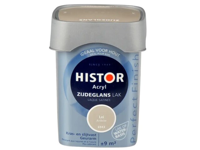 6x lak zijdeglans histor, perfect finish, lei, 750 ml - afbeelding 2 van  2