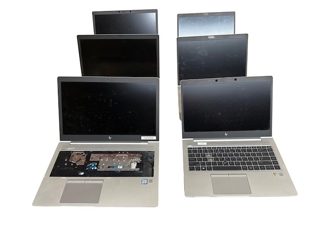 6x laptop, hp - afbeelding 1 van  10