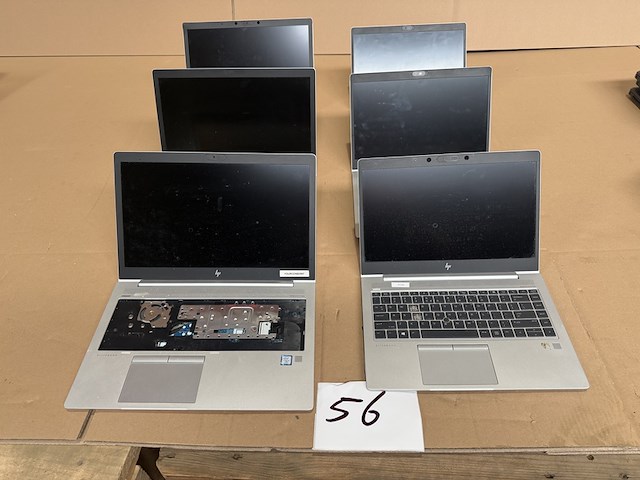 6x laptop, hp - afbeelding 3 van  10