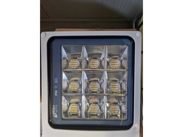 6x ledschijnwerper, ellipz, flood light fl1 - 135 watt, wit - afbeelding 4 van  7