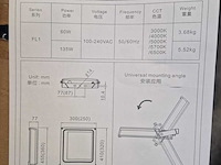 6x ledschijnwerper, ellipz, flood light fl1 - 135 watt, wit - afbeelding 6 van  7
