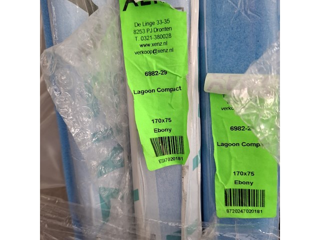6x ligbad xenz, lagoon compact, ebony - afbeelding 5 van  9
