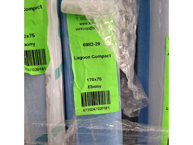 6x ligbad xenz, lagoon compact, ebony - afbeelding 6 van  9