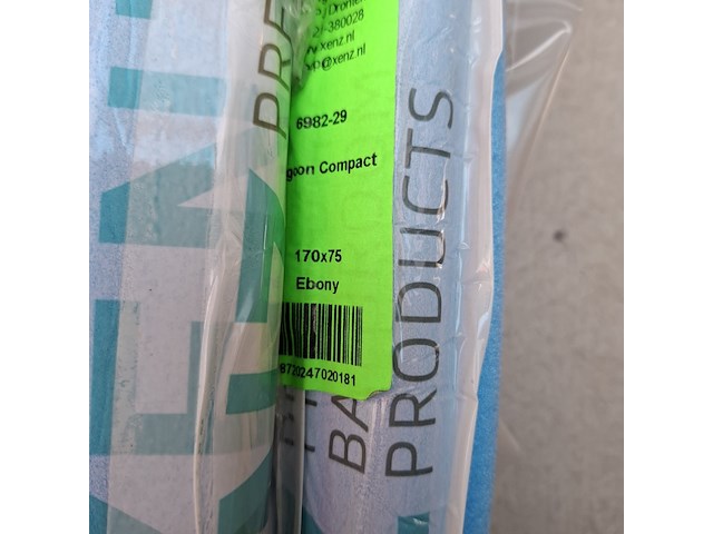 6x ligbad xenz, lagoon compact, ebony - afbeelding 8 van  9