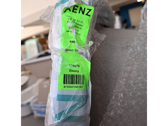 6x ligbad xenz, lagoon compact, ebony - afbeelding 9 van  9