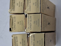 6x lippenstift, yves saint laurent, candy glow - afbeelding 2 van  10