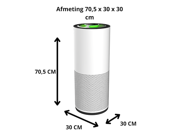 6x luchtreiniger wifi ultra, cityline, ultra (kj460f-106), wit, 2025 - afbeelding 2 van  9