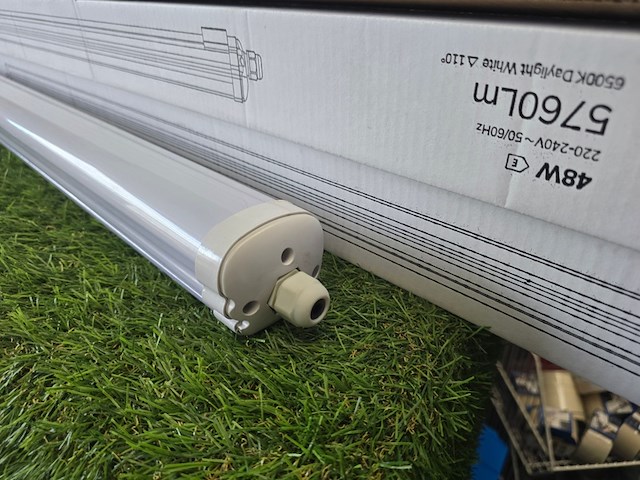 6x luminaire 48 w verlichting hoftronic, s03 series, wit - afbeelding 4 van  6