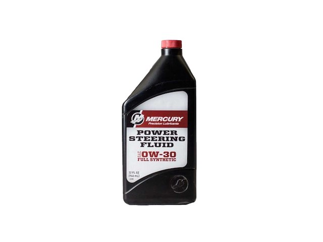 6x mercury power steering fluid ow-30 synthetisch - 858077k01 - afbeelding 1 van  7