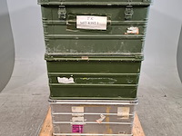 6x metalen transportkist