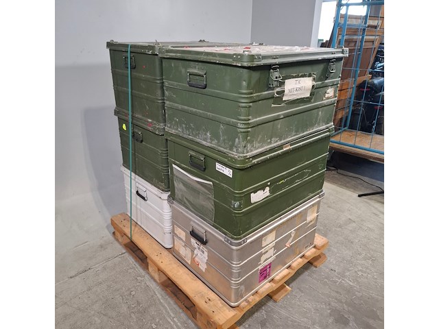 6x metalen transportkist - afbeelding 2 van  7