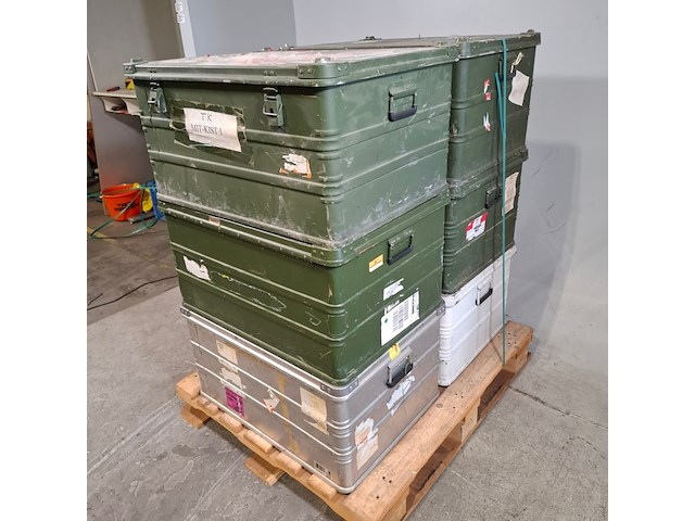 6x metalen transportkist - afbeelding 3 van  7