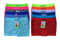 6x microfiber jongensboxer stv 5019 mix color 6/8 jaar (doos o) - afbeelding 3 van  3