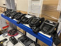 6x mobiele labelprinter, 6x accu, 1x acculader zebra, zq620 plus - afbeelding 2 van  7