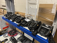6x mobiele labelprinter, 6x accu, 1x acculader zebra, zq620 plus - afbeelding 7 van  7