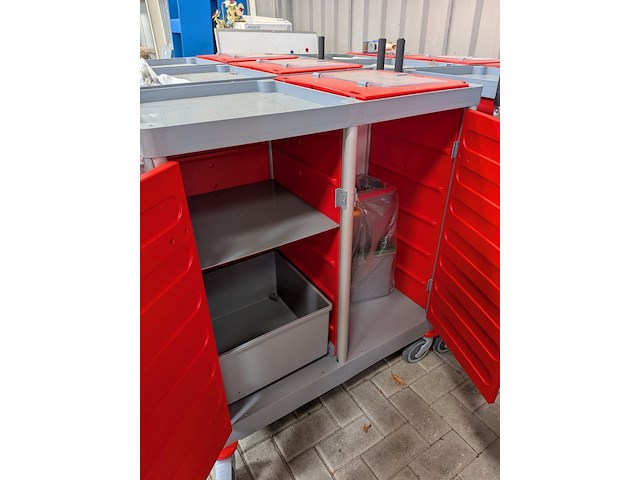 6x modulaire schoonmaakwagen - afbeelding 3 van  8