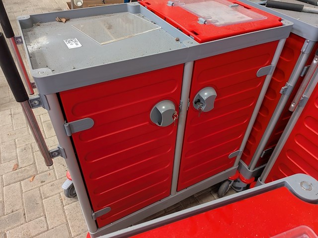 6x modulaire schoonmaakwagen - afbeelding 5 van  8