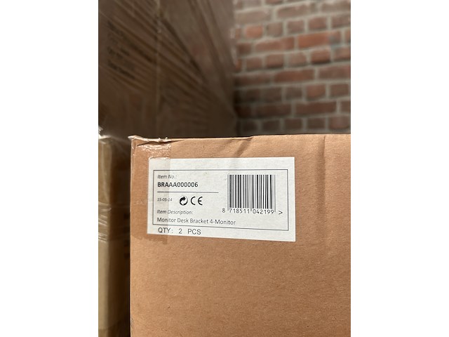 6x monitor arm 4 schermen, sam creative, braaa000006 - afbeelding 3 van  3