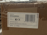 6x monitor bureausteun 3 monitoren 3x scherm 13"-27" sam creative, braaa000005 - afbeelding 3 van  3