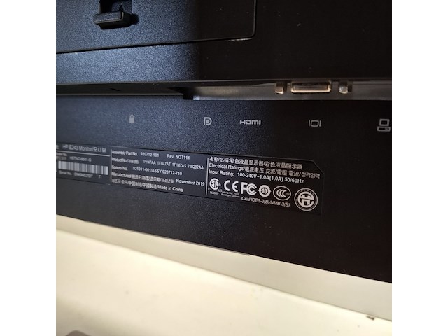 6x monitor hp, e243, 2019 - afbeelding 5 van  26